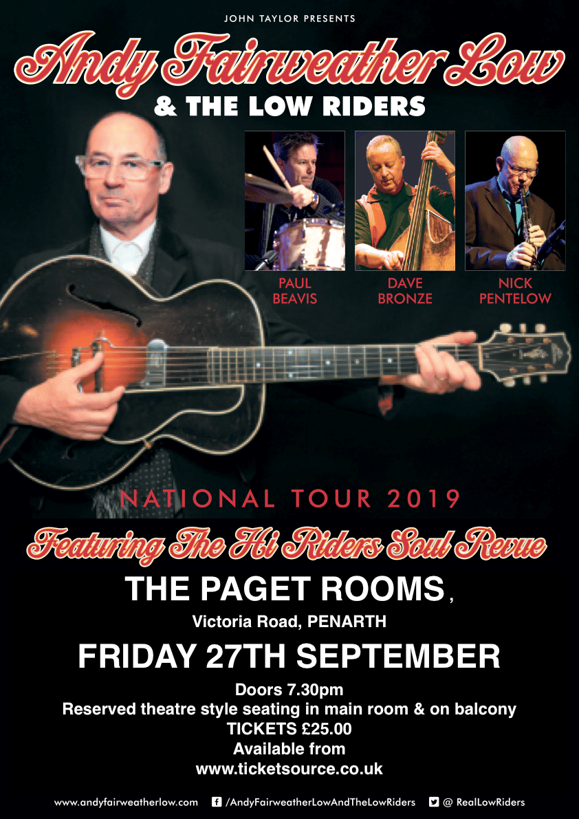 Andy Fairweather Low & The Hi Riders Soul Revue - Penarth View